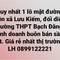 Mặt đường liên xã Lưu Kiếm, đối diện trường THPT Bạch Đằng, kinh doanh buôn bán sầm uất.