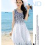Đầm maxi chấm bi - D221 mua sắm online 
