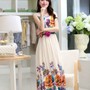 Đầm maxi hoạ tiết hoa - D217 mua sắm online 