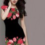 Đầm hoa hồng body - D230 mua sắm online 