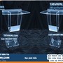  Bục phát biểu được cắt uốn theo thiết kế mua sắm online 